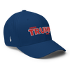 America Strong Trump Flexfit Hat Blue Red - Loyalty Vibes