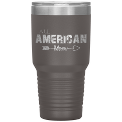 All American Mom Tumbler Pewter - Loyalty Vibes