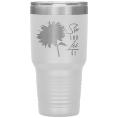 Sip And Let Go Tumbler White - Loyalty Vibes