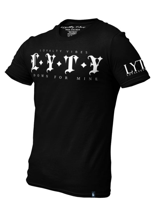 Down For Mine T-Shirt Black - Loyalty Vibes