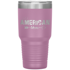 All American Mom Tumbler Light Purple - Loyalty Vibes