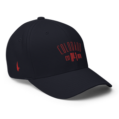 Elite Colorado Fitted Hat Navy - Loyalty Vibes