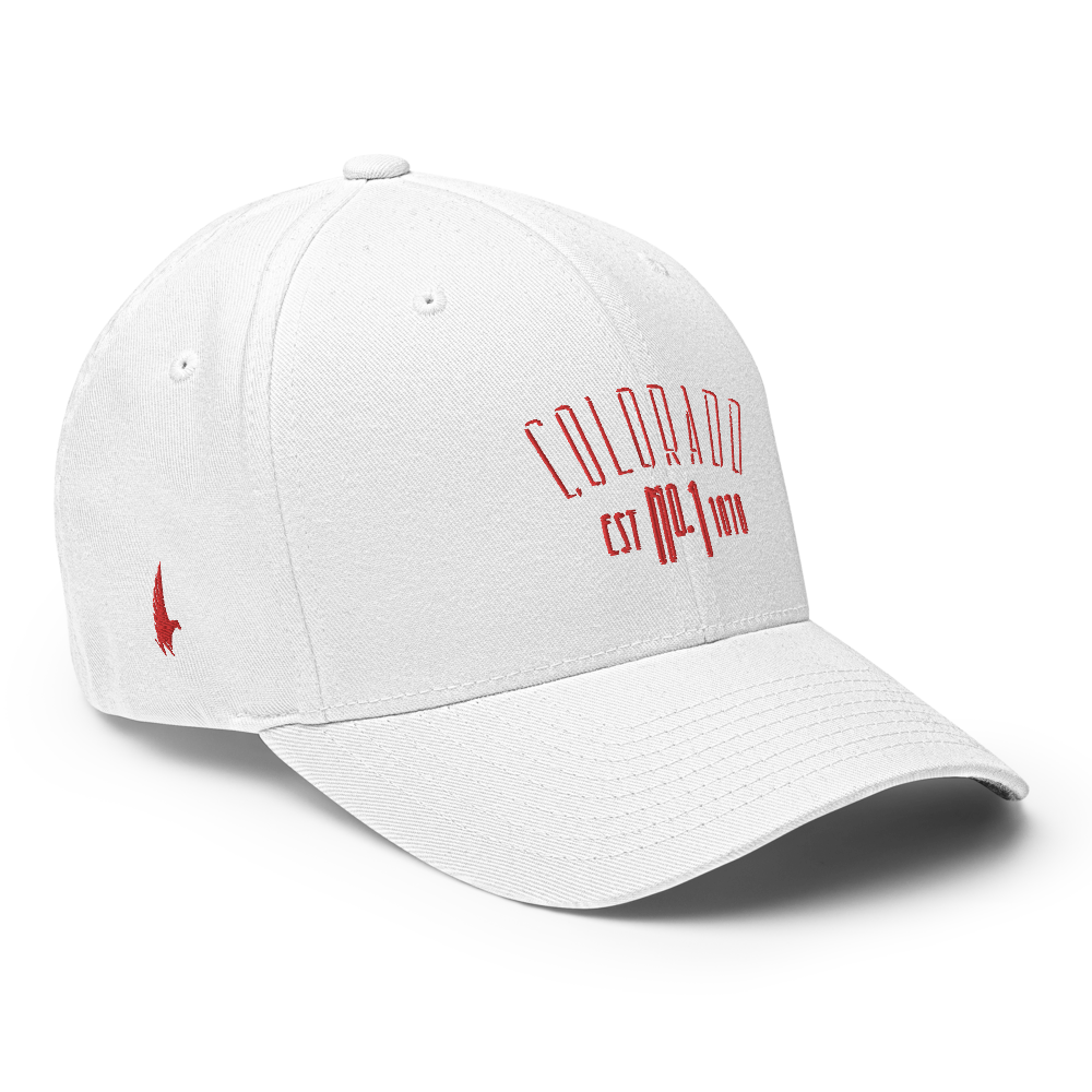 Elite Colorado Fitted Hat White - Loyalty Vibes