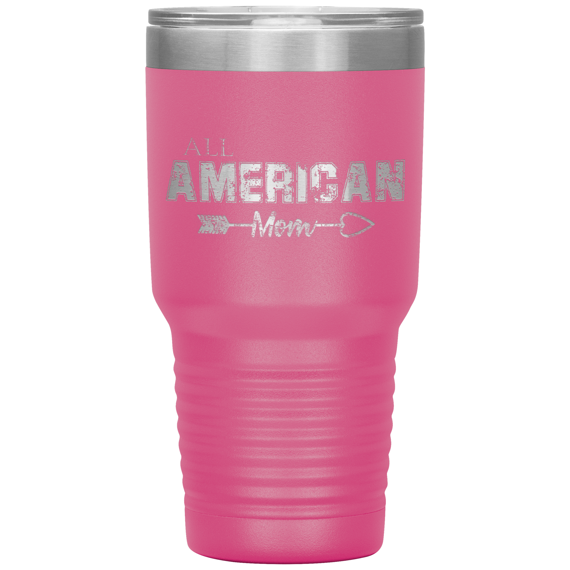 All American Mom Tumbler Pink - Loyalty Vibes