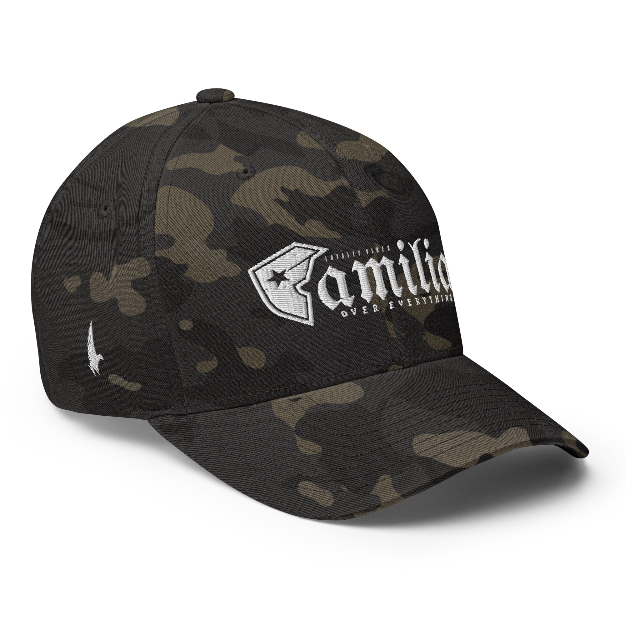 Familia Over Everything Fitted Hat Urban Camo Fitted - Loyalty Vibes