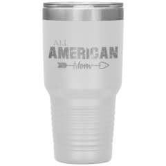 All American Mom Tumbler White - Loyalty Vibes