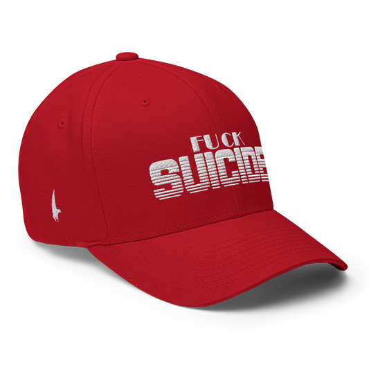 Fk Suicide Fitted Hat Red Fitted - Loyalty Vibes