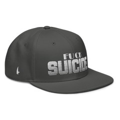 Fk Suicide Snapback Hat Charcoal Grey OS - Loyalty Vibes