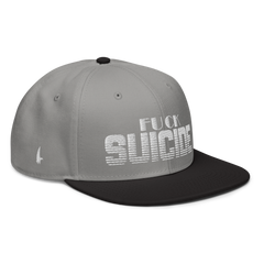 Fk Suicide Snapback Hat Grey White Black OS - Loyalty Vibes