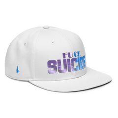 Fk Suicide Snapback Hat White Adorn OS - Loyalty Vibes