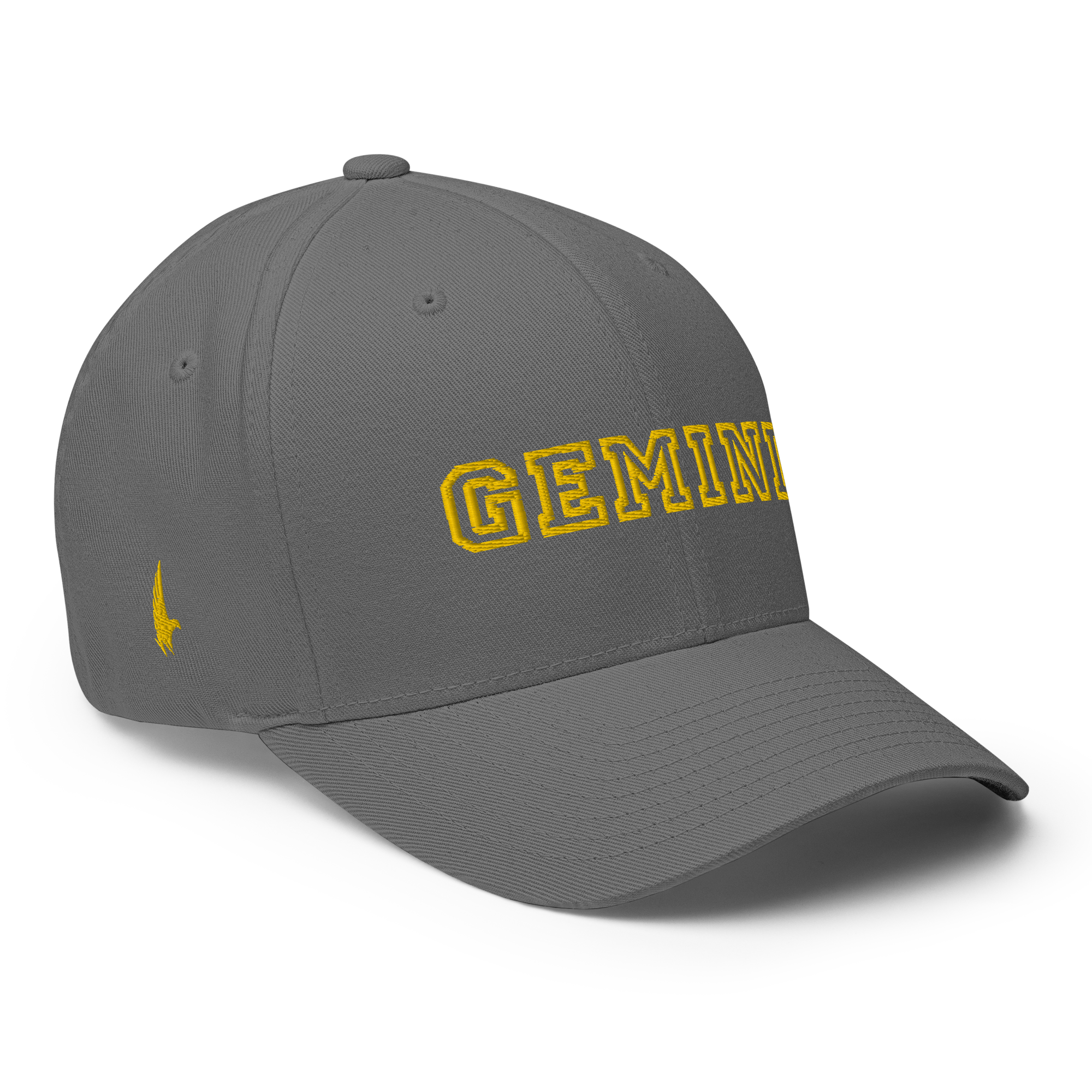 Gemini Legacy Fitted Hat Grey - Loyalty Vibes