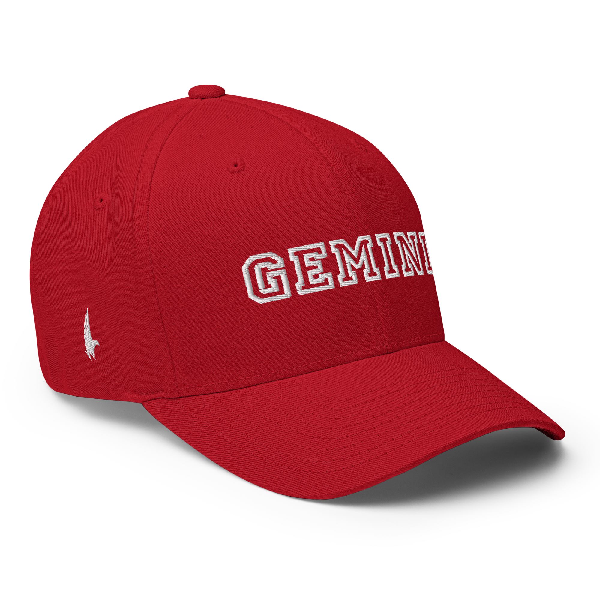 Gemini Legacy Fitted Hat Red White - Loyalty Vibes