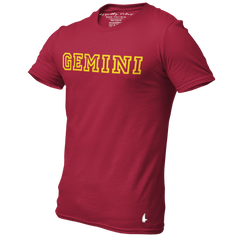 Gemini Legacy T-Shirt Maroon Men's - Loyalty Vibes