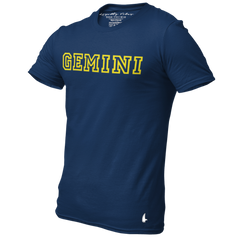 Gemini Legacy T-Shirt Navy Blue Men's - Loyalty Vibes