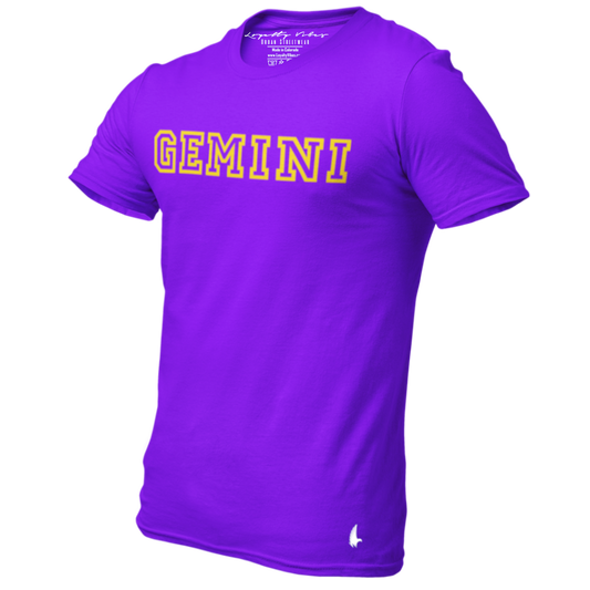 Loyalty Vibes Gemini Legacy T-Shirt Purple Men's - Loyalty Vibes