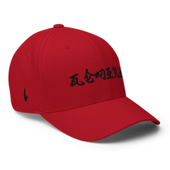 Gemini Rising Fitted Hat Red - Loyalty Vibes