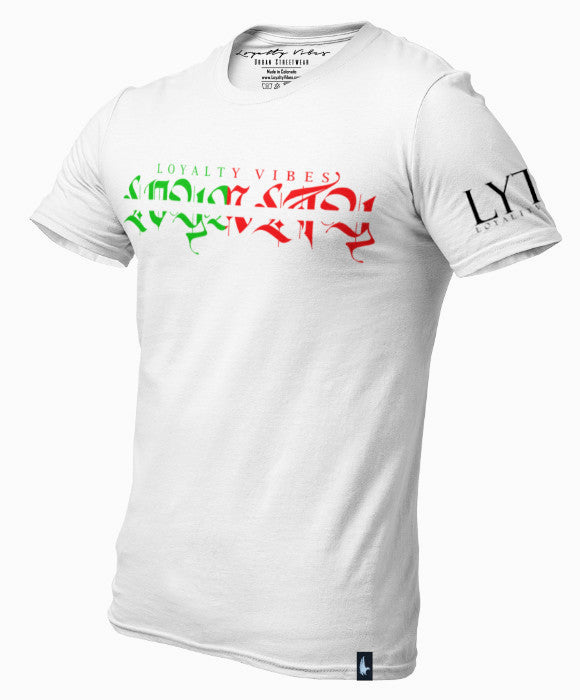 Loyalty Vibes Gente Graphic Tee White - Loyalty Vibes