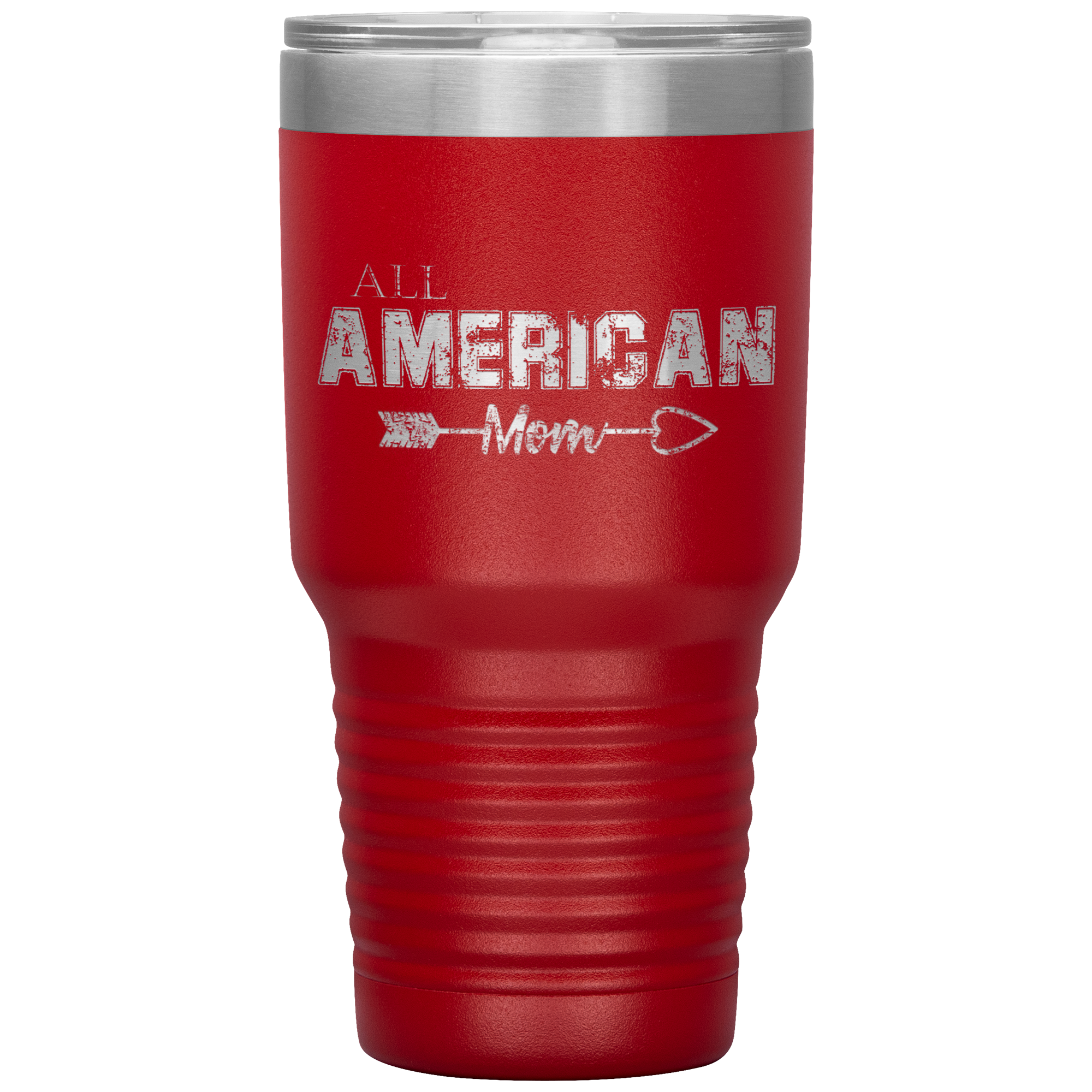 All American Mom Tumbler Red - Loyalty Vibes