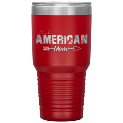 All American Mom Tumbler Red - Loyalty Vibes