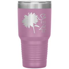 Sip And Let Go Tumbler Light Purple - Loyalty Vibes