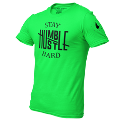 Hustle Hard Tee Green - Loyalty Vibes