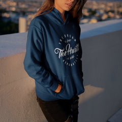 The Hustle Hoodie Navy - Loyalty Vibes