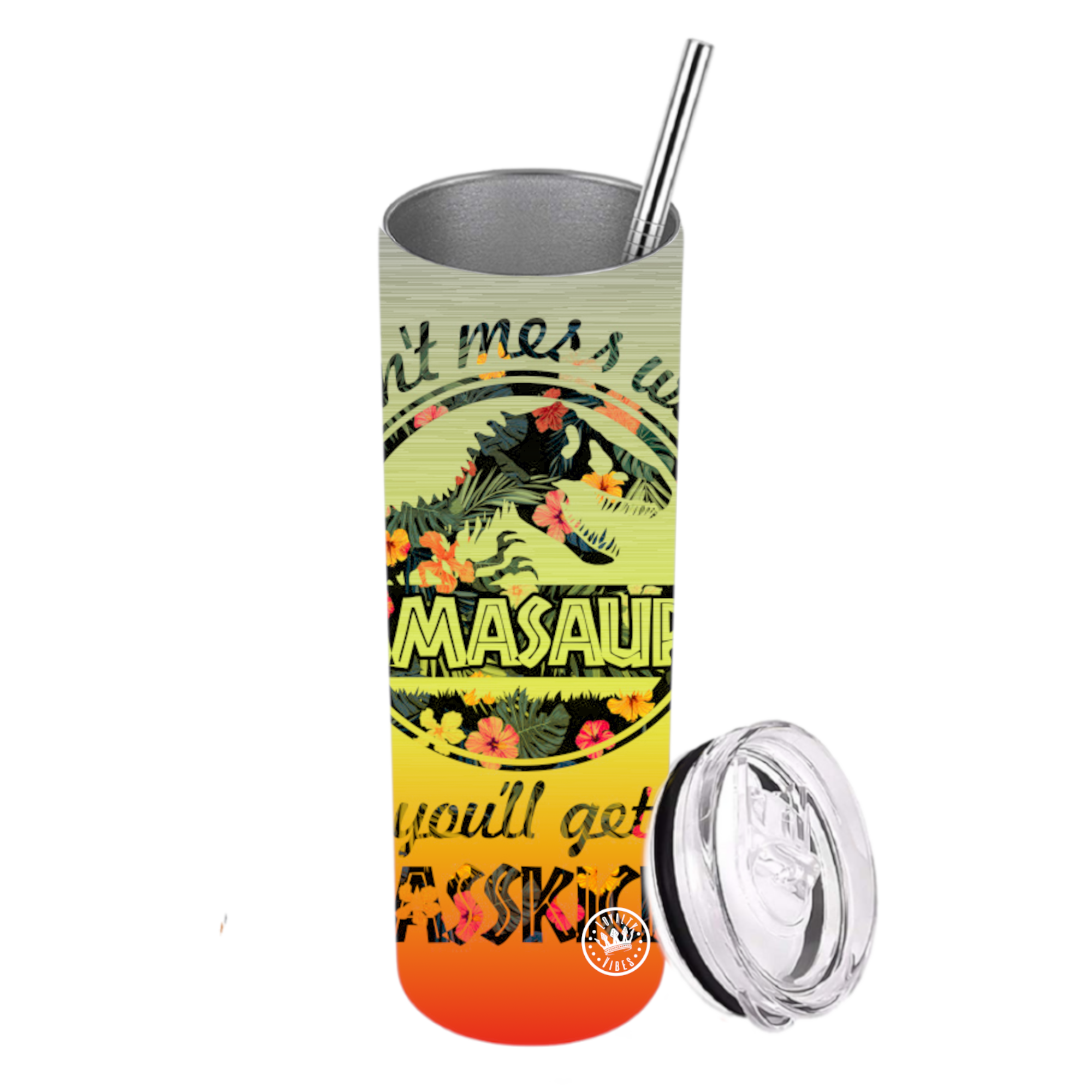 Jurasskicked Mamasaurus Tumbler Tropical Citrus - Loyalty Vibes