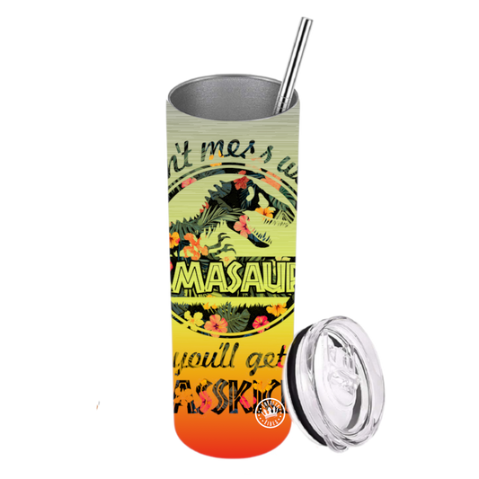 Jurasskicked Mamasaurus Tumbler Tropical Citrus - Loyalty Vibes