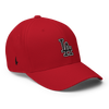 Loyalty Vibes LA Fitted Hat Red - Loyalty Vibes