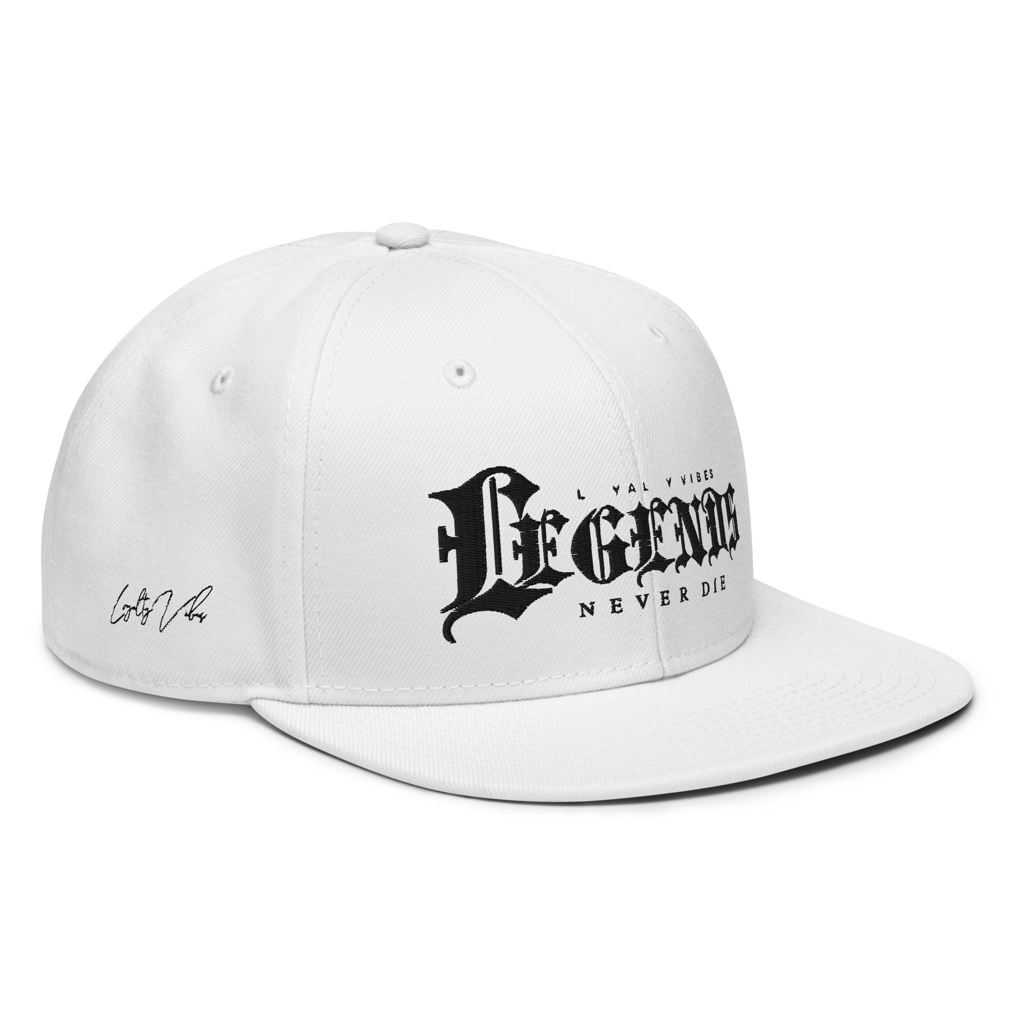 Legends Never Die Snapback Hat - Loyalty Vibes