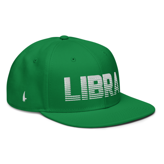 Libra Snapback Hat Green White - Loyalty Vibes