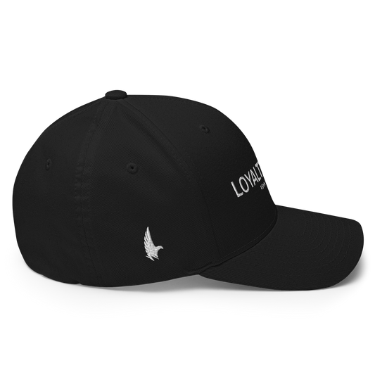 Lifestyle Logo Fitted Hat - Loyalty Vibes