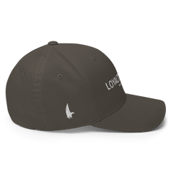 Lifestyle Logo Fitted Hat - Loyalty Vibes