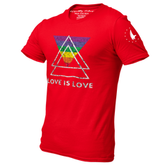 Love Is Love Pride T-Shirt Red - Loyalty Vibes