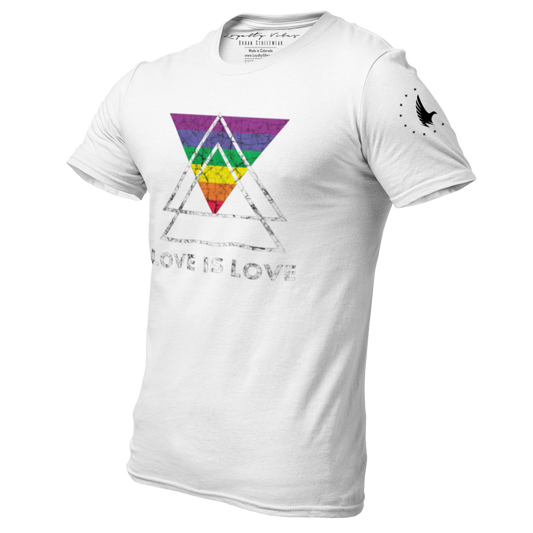 Love Is Love Pride T-Shirt White - Loyalty Vibes