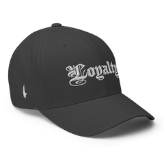 Loyalty Fitted Hat Charcoal Grey - Loyalty Vibes