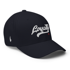 Loyalty Force Fitted Hat Navy Blue Fitted - Loyalty Vibes