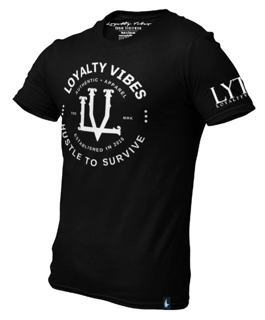 Loyalty Gage Graphic Tee Black - Loyalty Vibes