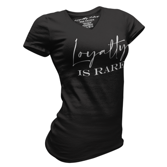 Loyalty Is Rare V-Neck Tee - Loyalty Vibes