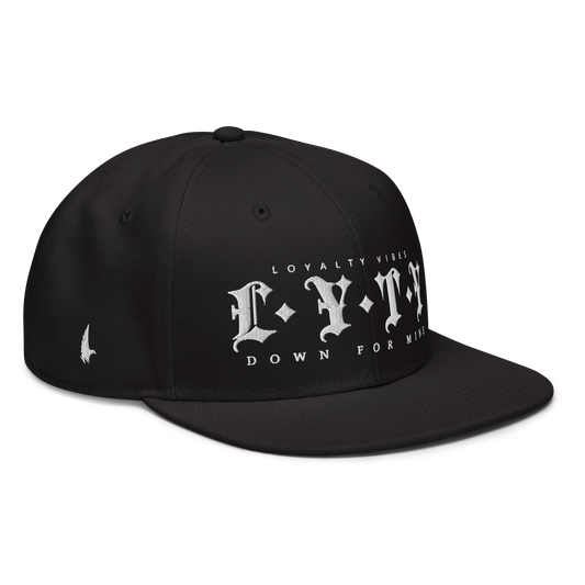 Down For Mine Snapback Hat Black OS - Loyalty Vibes