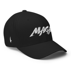 Loyalty Vibes Macho MAGA Fitted Hat Black - Loyalty Vibes