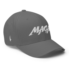 Loyalty Vibes Macho MAGA Fitted Hat Grey - Loyalty Vibes