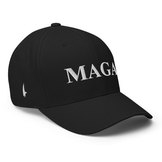 MAGA Fitted Hat Black - Loyalty Vibes