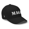 Mega MAGA Fitted Hat Black - Loyalty Vibes