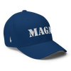 Mega MAGA Fitted Hat Blue - Loyalty Vibes