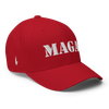 Mega MAGA Fitted Hat Red - Loyalty Vibes