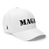 Mega MAGA Fitted Hat White - Loyalty Vibes