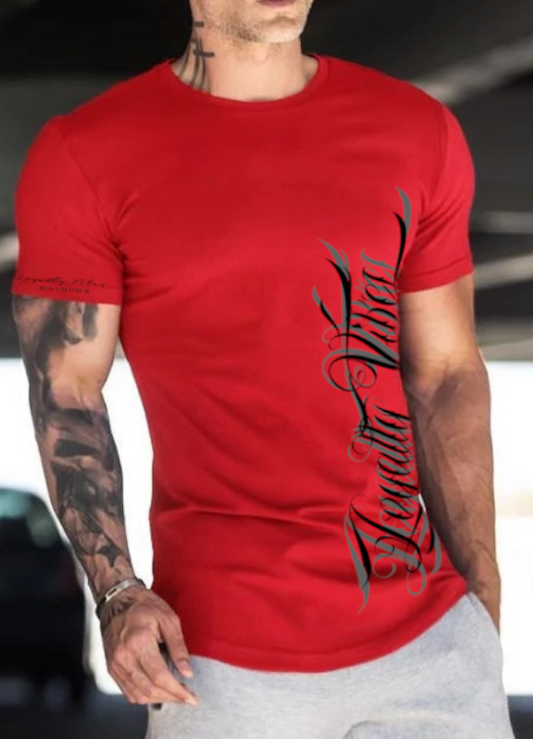 Men's Street Style Magnitude Logo Tee - Loyalty Vibes