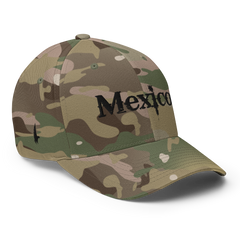 Mexico Fitted Hat Camo Black - Loyalty Vibes