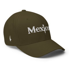 Mexico Fitted Hat Military Green - Loyalty Vibes